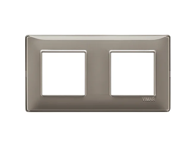 VIMAR Vimar 14643.40 Placca 4M (2+2) int71 Reflex cenere