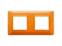 VIMAR Vimar 14643.48 Placca 4M (2+2) int71 Reflex arancio