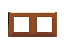 VIMAR Vimar 14643.49 Placca 4M (2+2) int71 Reflex tabacco
