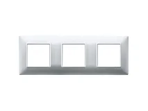 VIMAR Vimar 14644.20 Placca 6M (2+2+2) int71 argento opaco