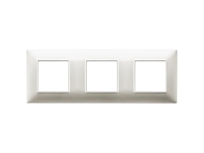 VIMAR Vimar 14644.21 Placca 6M (2+2+2) int71 nichel opaco
