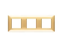 VIMAR Vimar 14644.24 Placca 6M (2+2+2) int71 oro lucido