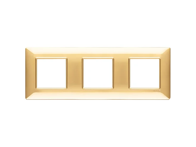 VIMAR Vimar 14644.24 Placca 6M (2+2+2) int71 oro lucido