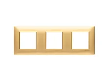 VIMAR Vimar 14644.25 Placca 6M (2+2+2) int71 oro opaco