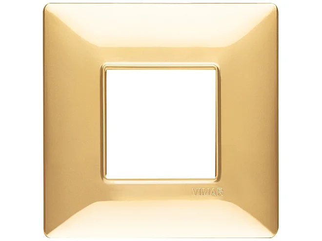 VIMAR Vimar 14647.24 Placca 2M BS oro lucido