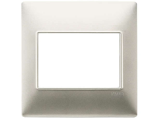 VIMAR Vimar 14648.21 Placca 3M BS nichel opaco