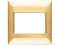 VIMAR Vimar 14648.24 Placca 3M BS oro lucido