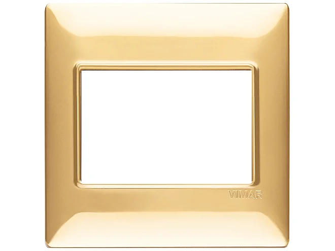 VIMAR Vimar 14648.24 Placca 3M BS oro lucido