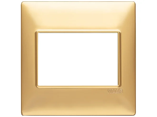 VIMAR Vimar 14648.25 Placca 3M BS oro opaco