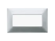 VIMAR Vimar 14649.20 Placca 5M BS argento opaco