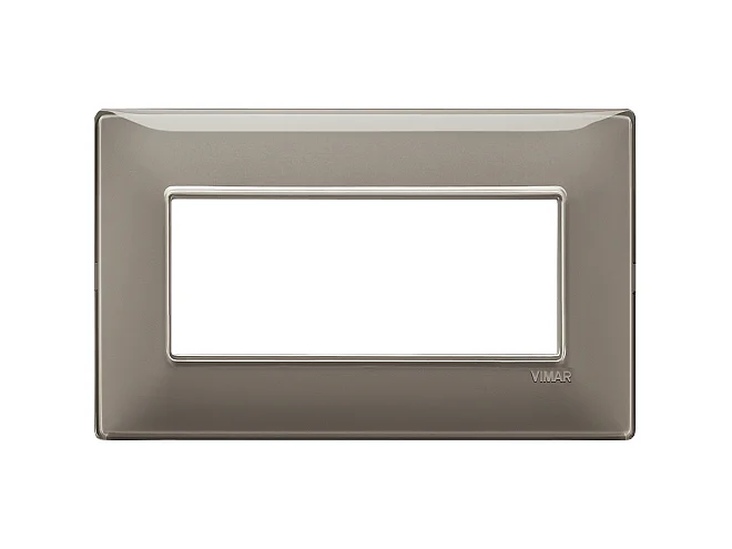 VIMAR Vimar 14649.40 Placca 5M BS Reflex cenere