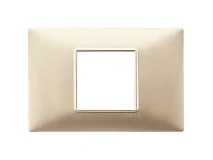 VIMAR Vimar 14652.22 Placca 2M centrali champagne opaco