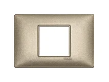 VIMAR Vimar 14652.70 Placca 2M centrali bronzo metallizzato