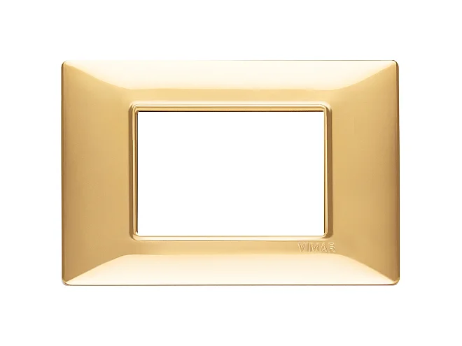 VIMAR Vimar 14653.24 Placca 3M oro lucido