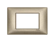 VIMAR Vimar 14653.70 Placca 3M bronzo metallizzato