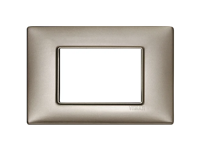 VIMAR Vimar 14653.74 Placca 3M nichel perlato