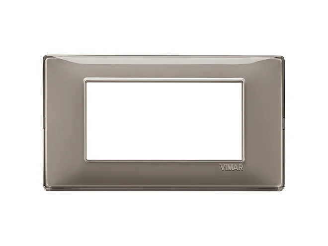 VIMAR Vimar 14654.40 Placca 4M Reflex cenere