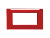 VIMAR Vimar 14654.51 Placca 4M Reflex rubino