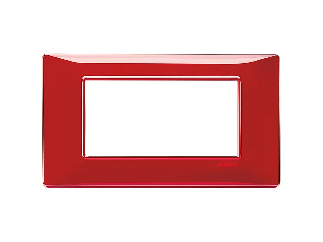 VIMAR Vimar 14654.51 Placca 4M Reflex rubino
