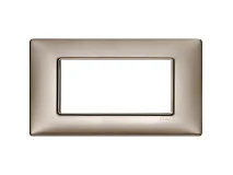 VIMAR Vimar 14654.74 Placca 4M nichel perlato