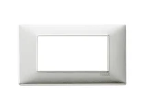 VIMAR Vimar 14654.81 Placca 4M alluminio spazzolato