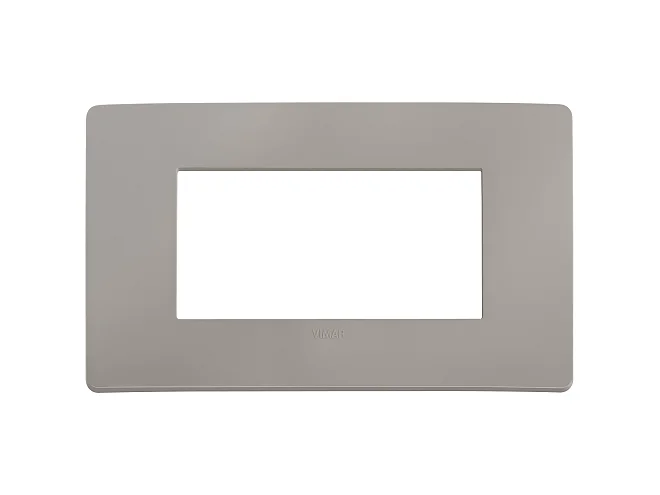 VIMAR Vimar 14654U.14 Placca Plana Up 4M grigio cemento matt