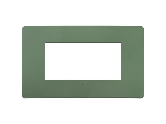 VIMAR Vimar 14654U.17 Placca Plana Up 4M salvia matt