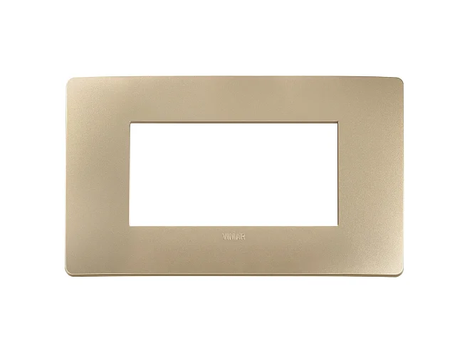 VIMAR Vimar 14654U.31 Placca Plana Up 4M champagne