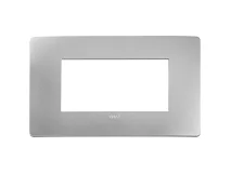 VIMAR Vimar 14654U.32 Placca Plana Up 4M argento
