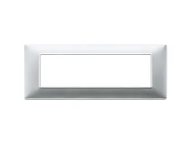 VIMAR Vimar 14657.20 Placca 7M argento opaco