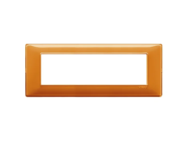 VIMAR Vimar 14657.48 Placca 7M Reflex arancio