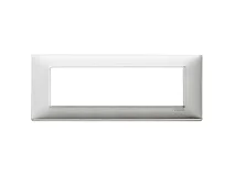 VIMAR Vimar 14657.81 Placca 7M alluminio spazzolato
