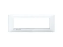 VIMAR Vimar 14657.AB.01 Placca 7M antibatterico bianco