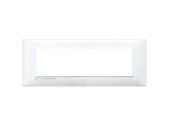 VIMAR Vimar 14657.AB.01 Placca 7M antibatterico bianco