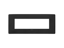 VIMAR Vimar 14657U.19 Placca Plana Up 7M nero matt