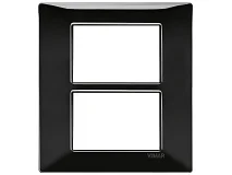 VIMAR Vimar 14659.05 Placca 6M (3+3) nero