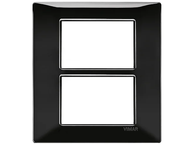 VIMAR Vimar 14659.05 Placca 6M (3+3) nero