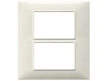 VIMAR Vimar 14659.06 Placca 6M (3+3) bianco granito