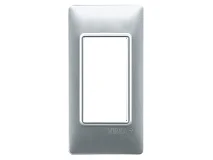 VIMAR Vimar 14666.20 Placca 1M pannelli argento opaco