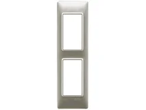 VIMAR Vimar 14667.21 Placca 2M pannelli nichel opaco