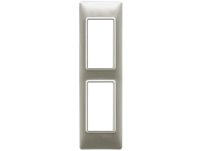 VIMAR Vimar 14667.21 Placca 2M pannelli nichel opaco