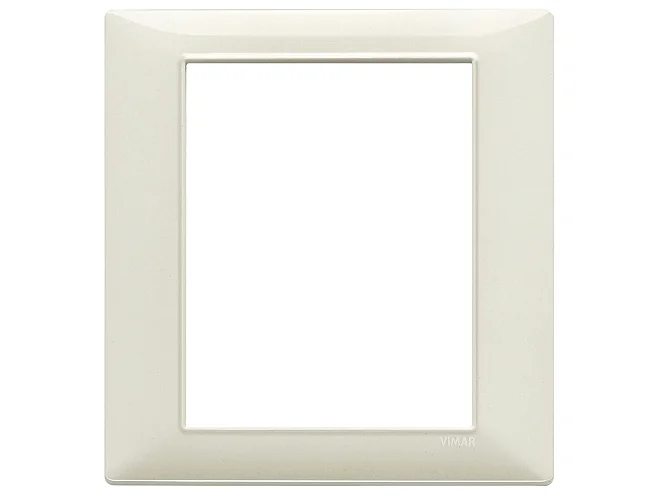VIMAR Vimar 14668.06 Placca 8M bianco granito