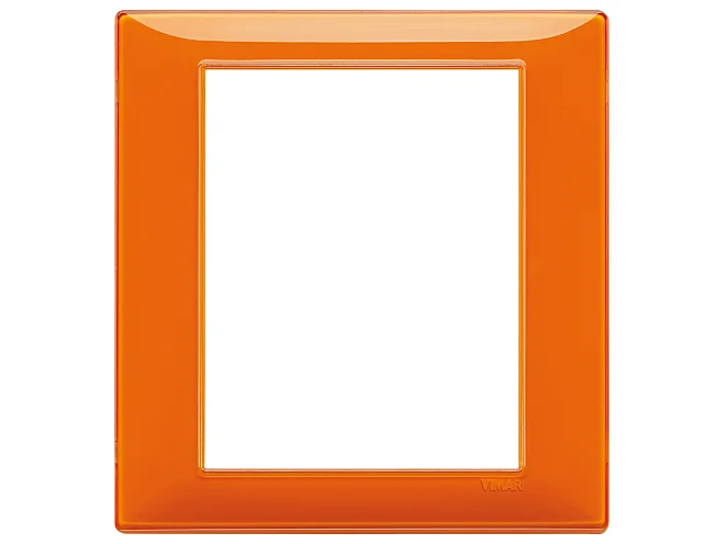 VIMAR Vimar 14668.48 Placca 8M Reflex arancio