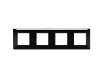 VIMAR Vimar 14669.05 Placca 8M (2+2+2+2) int71 nero