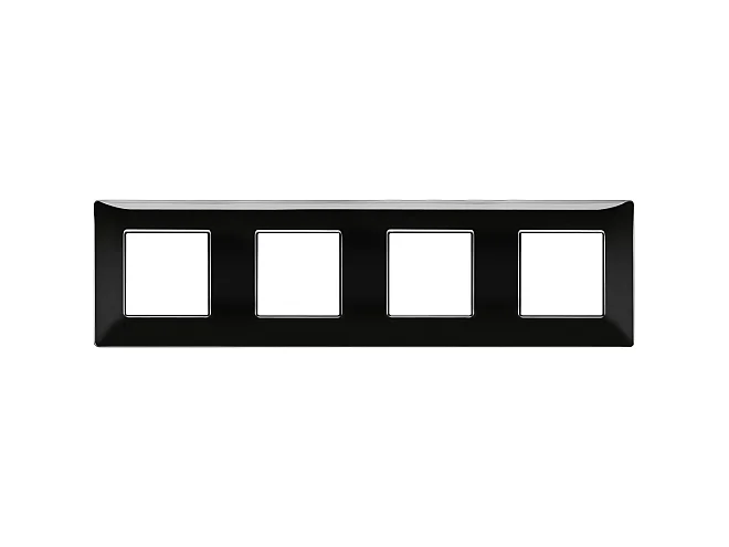 VIMAR Vimar 14669.05 Placca 8M (2+2+2+2) int71 nero