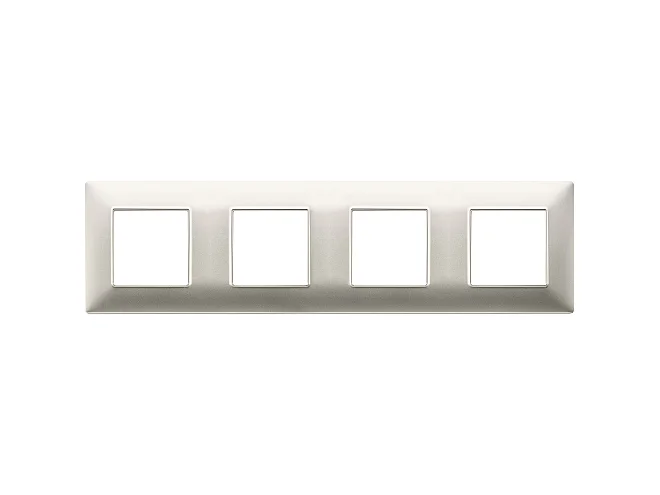 VIMAR Vimar 14669.21 Placca 8M (2+2+2+2) int71 nichel opaco