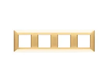 VIMAR Vimar 14669.24 Placca 8M (2+2+2+2) int71 oro lucido