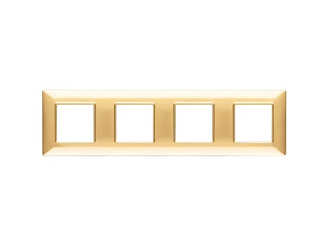 VIMAR Vimar 14669.24 Placca 8M (2+2+2+2) int71 oro lucido