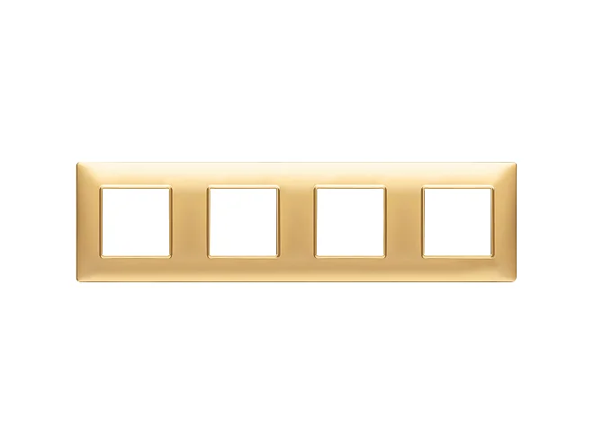 VIMAR Vimar 14669.25 Placca 8M (2+2+2+2) int71 oro opaco
