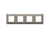 VIMAR Vimar 14669.40 Placca 8M (2+2+2+2) int71 Reflex cenere